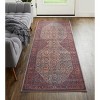 Rawlins Transitional Medallion Red/Tan/Blue Area Rug - 2 of 4