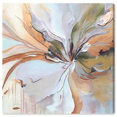 Art Remedy Golden Aesthetic Boho Abstract Wall Art Unframed
