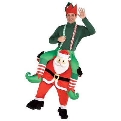 santa and elf costume