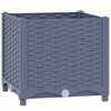 vidaXL Raised Bed 15.7"x15.7"x15" Polypropylene - 2 of 4