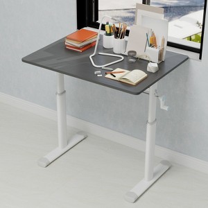 KWPZQEB Standing Desk Adjustable Height, Sit Stand Up Home Office Desk for Children and Adults - 1 of 4