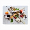 Trademark Fine Art - Aleksandrova Karina Spoons And Salad Matted Framed Art - 3 of 4