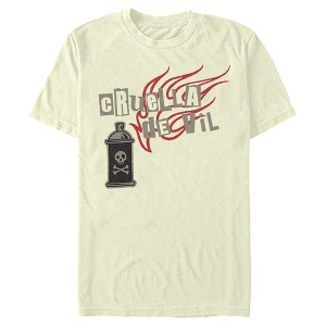 Men's Cruella Spray Flames Logo T-Shirt - 1 of 4