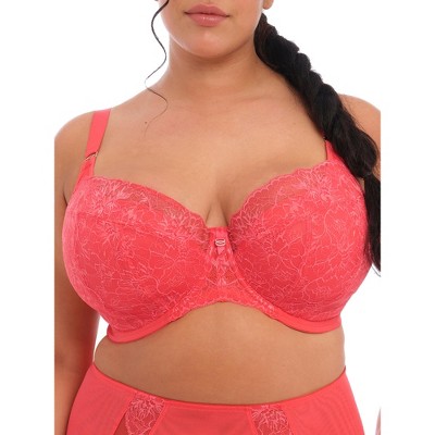 Elomi Women's Brianna Padded Half-cup Bra - El8081 38gg Cayenne