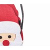 Gallerie II 6.1" Jolly Santa Claus Cute Felt Christmas Candy Bag Holder Basket Container - image 3 of 3