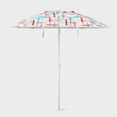 6'x9' Umbrella with Attachable Shade - Sun Squad™