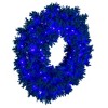 Vickerman Flocked Turquoise Fir Artificial Wreath - 2 of 4