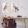 Stupell Industries Beautiful Heron Birds Standing Watercolor, 24" x 30" - 2 of 4