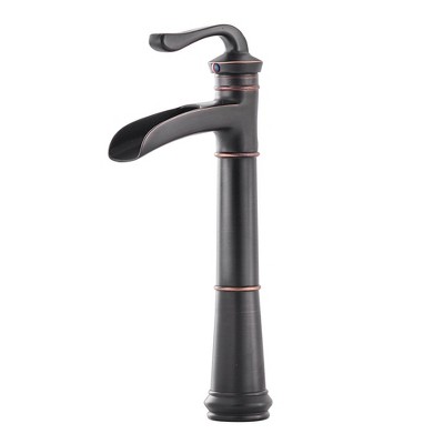 BWE Waterfall Single Hole Single-Handle Vessel Bathroom Faucet