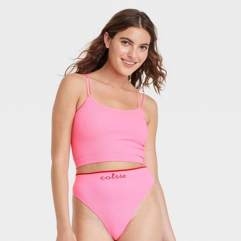 Women's Seamless Brami - Colsie™ Pink Xs : Target