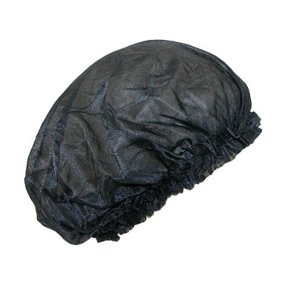 CTM Women's Satin Jumbo Hair Roller Sleep Cap with Elastic