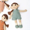 INFURNIC Baby and Toddler Learning Toys Soft Cotton Princess Doll for Imaginative Storytelling, Multicolored, 19"*16"*1" - 2 of 4