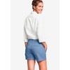 ellos Women's Plus Size Stretch Chino Shorts - 3 of 4