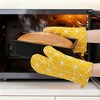 REGALWOVEN Oven Mitts and Pot Holders Sets 4Pcs, Kitchen Oven Gloves, Heat Resistant Oven Mitts and Pot Holders for Kitchen - 3 of 4