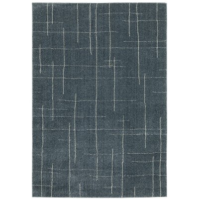 Oriental Weavers Alton 040B9 Blue/ Gray Indoor Area Rug - 3'3" x 5'