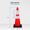 Traffic Safety Cones, Parking Cones with Reflective Collars - 2 of 4