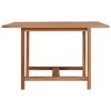 vidaXL Patio Dining Table, 43.3"x43.3"x29.5" Solid Wood Teak - 4 of 4