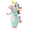 Joyfy Halloween Unicorn Inflatable Costume Family Unicorn Inflatable Blow Up Costume for Halloween Dress up Party - 2 of 4