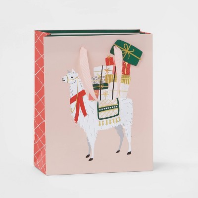 Llama Cub Gift Bag Pink - Wondershop™