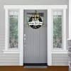 Big Dot of Happiness Mardi Gras - Outdoor Masquerade Party Decor - Front Door Wreath - 2 of 4