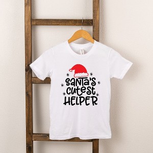 The Juniper Shop Santa's Cutest Helper Toddler Short Sleeve Tee - 1 of 2