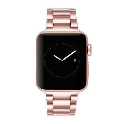 gold metal apple watch band