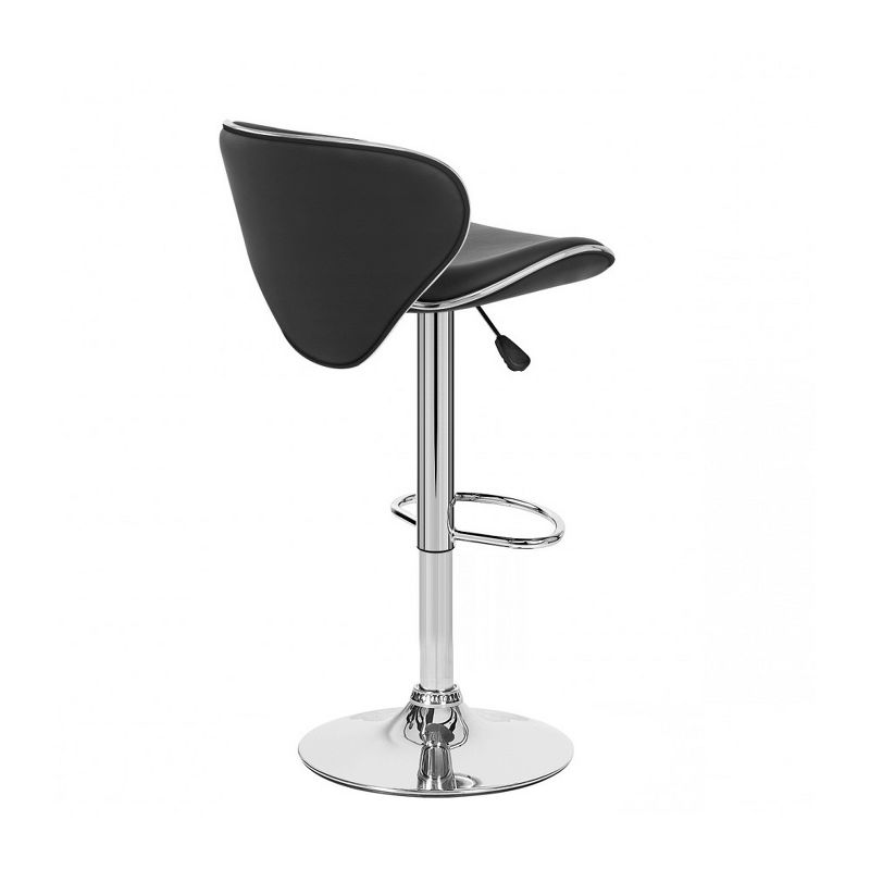 Modern Home Kappa Contemporary Adjustable Height Counter/Bar Stool, 3 of 5