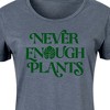 Women's - Instant Message - Never Enough Plants Graphic T-shirt Dress - 2 of 4