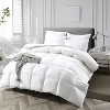 APSMILE King Size Luxury 100% Organic Cotton All Season Down Feather Fibers Comforter Duvet Insert(106x90, Ivory White) - 2 of 4