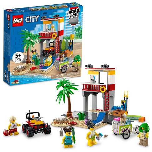 Lego My City Beach Lifeguard Station Building Set Target