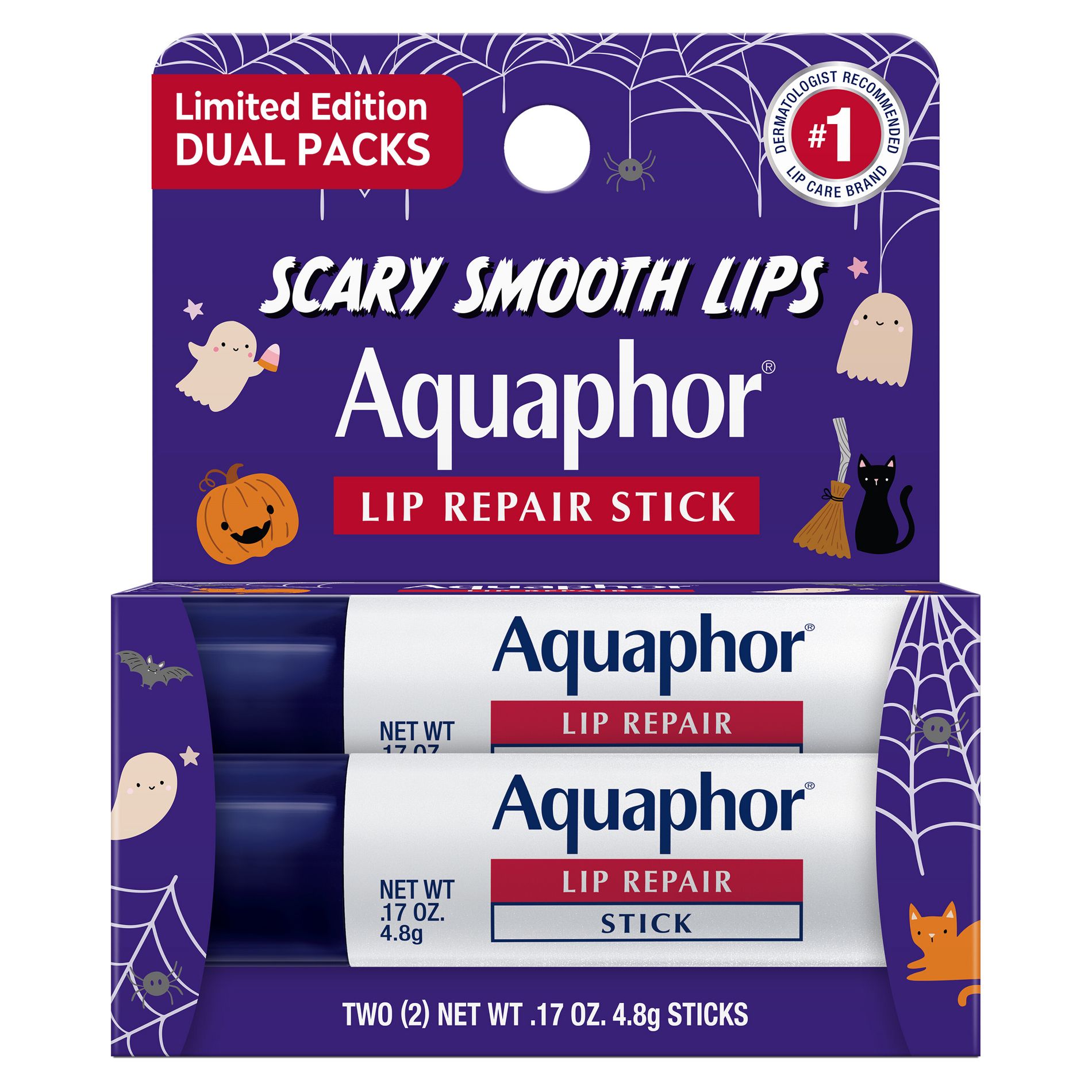 Aquaphor Halloween Lip Repair Balms - 0.17oz/2pk