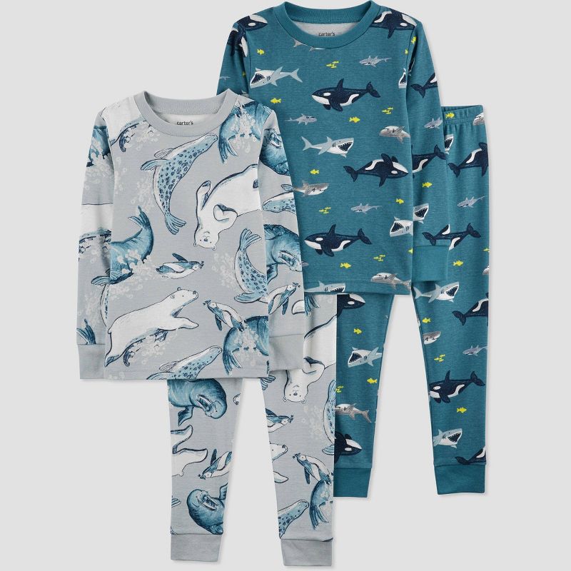 Carter&#39;s Just One You&#174; Toddler Boys&#39; 4pc Long Sleeve Pajama Set, 1 of 7