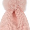 Hadley Wren Plush Knit Pom Pom Beanie - Pink - 2 of 4