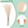 Unique Bargains Dried Plants Artificial Durable Small Fluffy Pampas Grass for Home, Office, Party 20 Pcs 21.7 Inch - 2 of 4