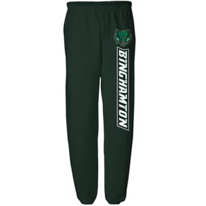 Binghamton University Officially Licensed Apparel - Team Color Jogger Sweatpants - 1 of 4