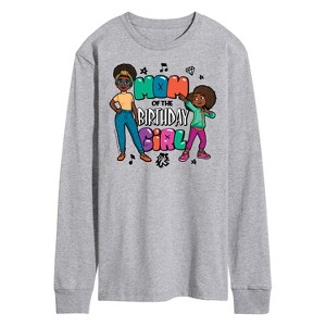 Men's - Karma's World - Mom of the Birthday Girl Long Sleeve Graphic T-Shirt - 1 of 3