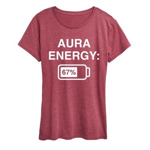 Women's - Instant Message - Aura Energy 67 Short Sleeve Graphic T-Shirt - 1 of 4