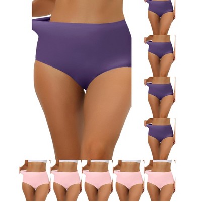 5 mid pink 5 dark purple