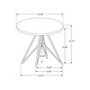 Coaster,Hadi Round SmartTop Coffee Table - 4 of 4