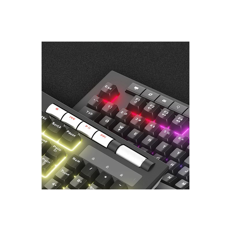 Altec Lansing MS350 Semi-Mechanical E-Sports Grade Quick Response RGB Gaming Keyboard - Multi-Color, 3 of 6