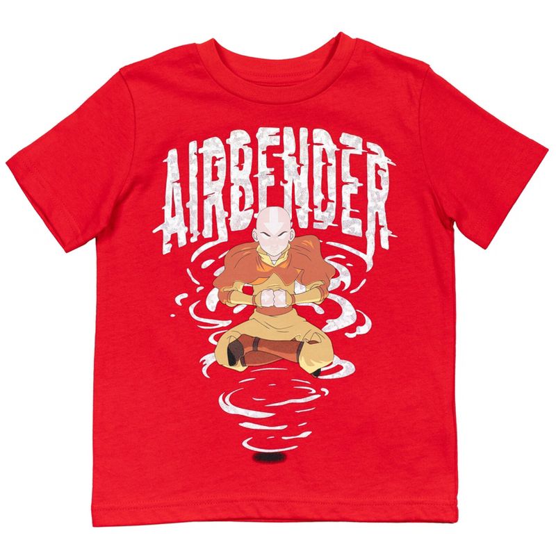 Avatar The Last Airbender Sokka Aang Katara 3 Pack T-Shirts Little Kid to Big Kid, 4 of 9