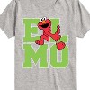 Boys' - Sesame Street - Elmo Collegiate Short Sleeve Graphic T-Shirt - 2 of 4