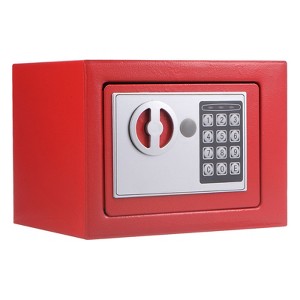 Unique Bargains Home Office Business Fireproof with Electronic Digital Keypad Key Security Small Safe Box - 1 of 4