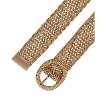 INSPIRE CHIC Women's Skinny Dress Round Metal Buckle Adjustable Braided Waist Belts - 2 of 4