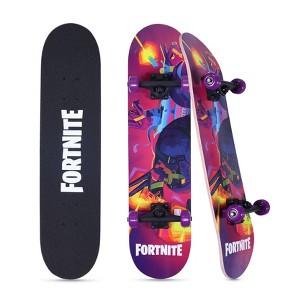 Fortnite 31" Skateboard - Cruiser Skateboard with Printed Graphic Grip Tape, ABEC-5 Bearings, Durable Deck & Smooth Wheels - 1 of 4