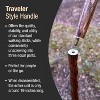Brazos Handcrafted Wood Walking Stick, Twisted Oak, Traveler Style, for Men & Women, Made in The USA, 55 - 4 of 4