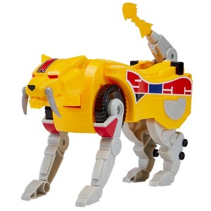 Mighty Morphin Power Rangers Re-Ignition Sabertooth Tiger Dinozord Action Figure with Missile Firing and Megazord Combination, Ages 4+ - 1 of 4