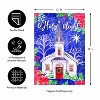 Evergreen Holy Night Moire Garden Flag 12 x 18 Inches Indoor Outdoor Decor - 4 of 4
