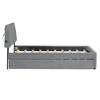 Whisen Twin Size Teddy Fleece Platform Bed with Upholstered, Pull-Out Trundle and Plush Fabric, Easy Assembly - 4 of 4