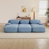 Aukfa Modular Corduroy Sectional Sofa with Ergonomic Support - Pet Friendly, Easy Assembly, Non-Slip Base Design - 2 of 4
